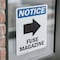 Signmission Fuse Magazine (Right Arrow) Sign With Symbol, 7 in W x Rectangle, Vinyl Decal OS-2PACK-NS-D-710-V-12979 - alternate 2